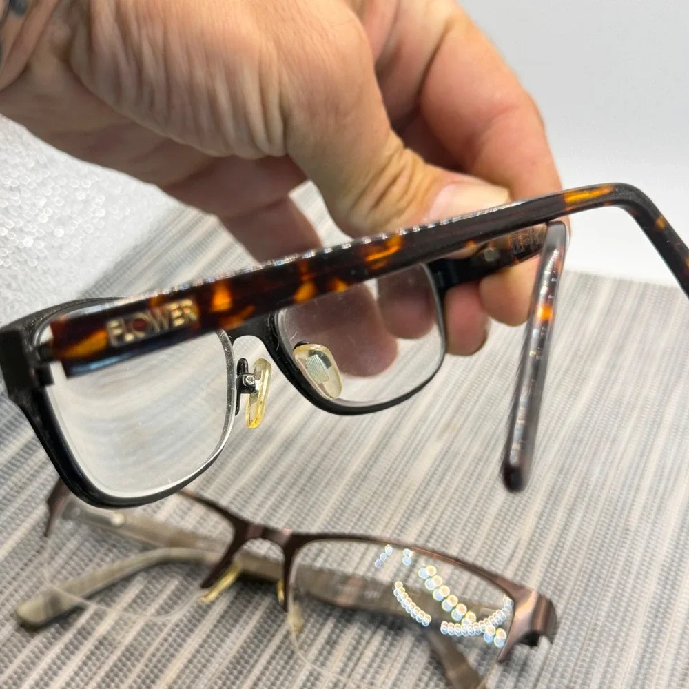 Flower by Drew Barrymore Reading Glasses Lot 3 Pair +2.00 Black Brown Tortoise